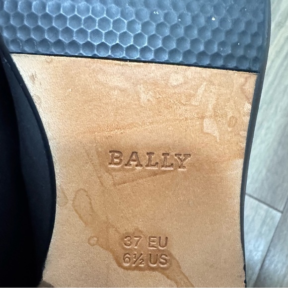 Bally Black Leather Bit Loafers with Silver Hardware women’s US 6.5 - Picture 6 of 8